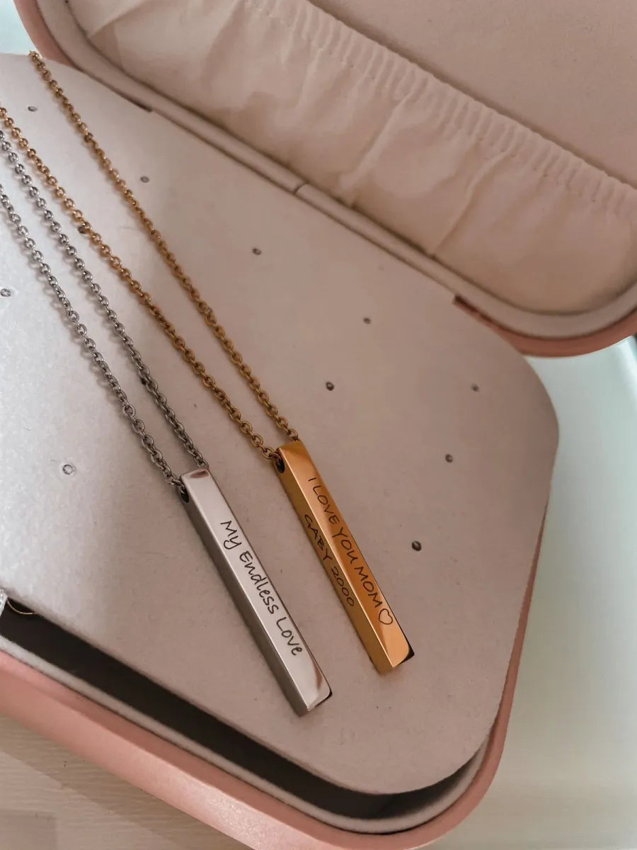 Vertical Bar Necklace